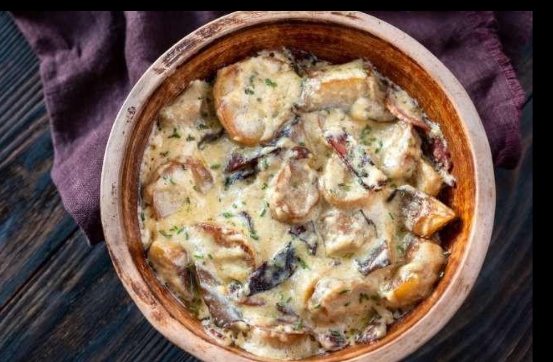 Creamy Garlic Mushrooms